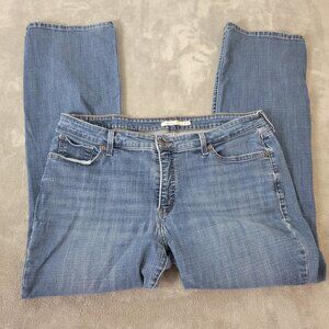 Levis 415 Womens Jeans 20W Plus Classic Boot Cut Medium Blue Denim Comfy BOO21E